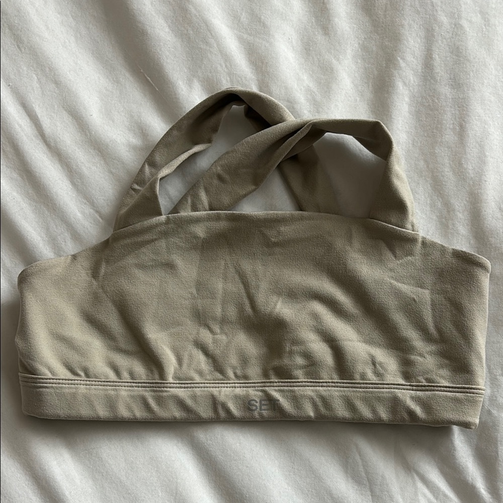 SE Beige Sports Bra